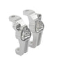 RER11408 Aluminum Caster Mounts (L/R) for Redcat Gen8 Scout II (Silver)