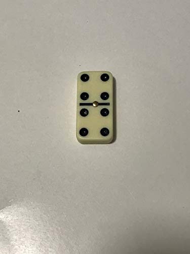 Double Six Professional Dominoes - White with Black Dots, Case Color May Very (2-Pack)