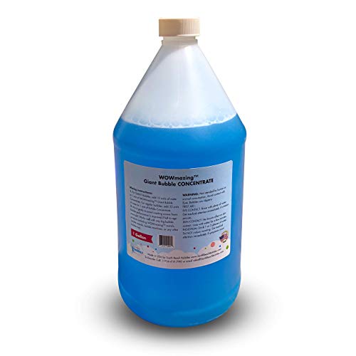 WOWMAZING Big Bubble Concentrate - Solution Making Bubbles (Makes up to 33 Gallons) - Just Add Water - Made in USA…