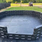 Gaga Ball Pit w/Steel Spike - Inground Mount - Easy Setup for Outdoor Use - Perfect for Schools, Churches, Camps, Municipal and Home Use - Made in