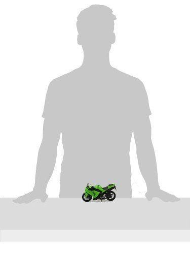 New-Ray 1:12 Motorcycle 2006 Kawasaki Zx-10R- Sport Bike, Green