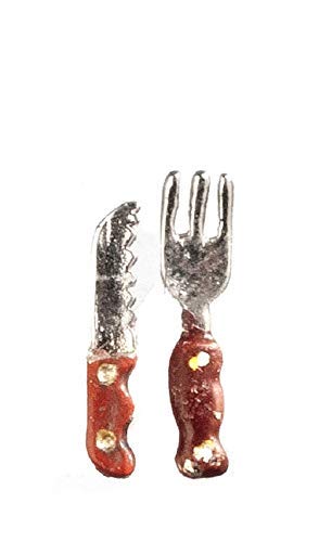 Melody Jane Dollhouse Carving Set Dining Room Kitchen Accessory 1:24 Half Scale Miniature