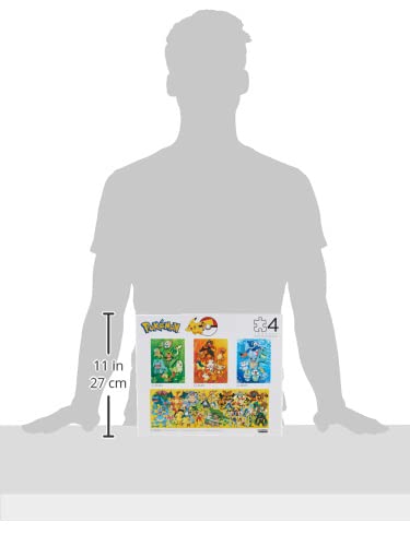 Buffalo Games - Pokémon First Partner - 4 Pack, 300-500 Piece Puzzles