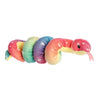 Aurora® Playful Snake Wrist Wranglers™ Rainbow Dreams Snake™ Stuffed Animal - Vibrant Colors for an Eye-Catching Design - Perfect for Kids, Adults