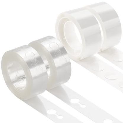 KICNIC Balloon Arch Strip Kit for Garland, 32.8 Feet Balloon Tape Strips and 200 Glue Point Dot Stickers for Party Wedding Birthday Baby Shower