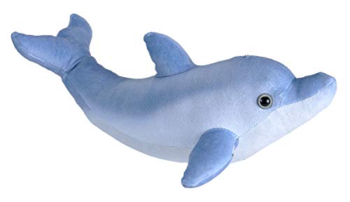 Wild Republic Living Ocean Mini Bottlenose Dolphin Stuffed Animal - 12"