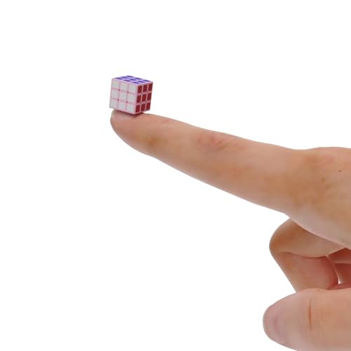 Mini 3x3 Speed Cube - Miniature Magic Cube Puzzle,Small Size | 3x3x3 Tiny Speed Cube Lab 1x1x1cm Smooth Smallest Cube Toy Gift for Cube