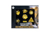 Fanroll Dungeons & Dragons D&D Dragon Scale Metal Dice Set: Gold