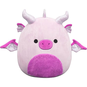 Squishmallows Day 2026 Amazon Exclusive - 12in Adelheid The Pink Dragon - Official Jazwares Plush (Medium-Sized)