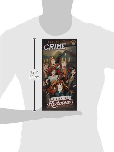 Chronicles of Crime Welcome to Redview Board Game EXPANSION | Mystery Game | Cooperative Game for Kids and Adults | Ages 12+ | 1-4 Players | Avg