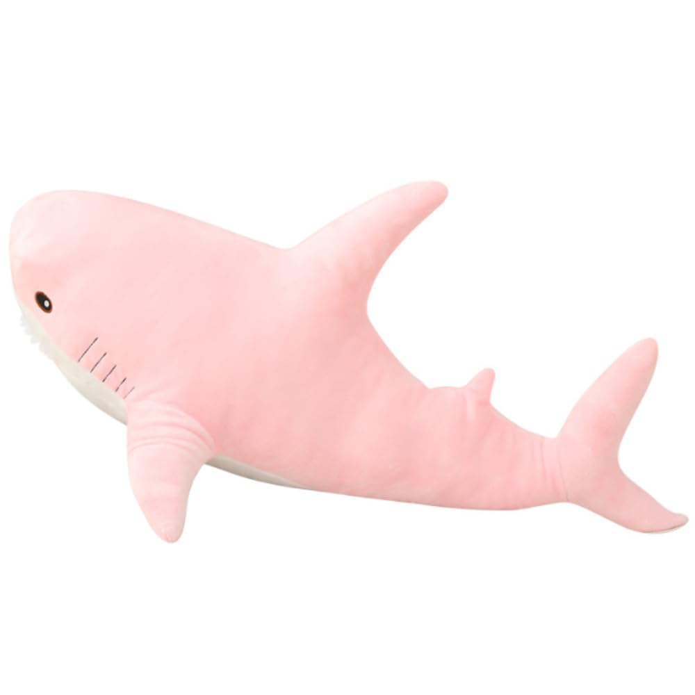 OPHRBU Shark Plushies Pillow Large, Plush Shark Toy Pillow, Comfortable Sleep Pillow Back Cushion, Kids Room Decoration, Bedtime Gift for Boys