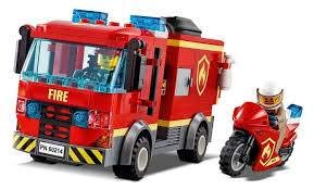 LEGO City Fire Station 60215 Fire Rescue Tower Building Set with Emergency Vehicle Toys Includes Firefighter Minifigures for Creative Play (509