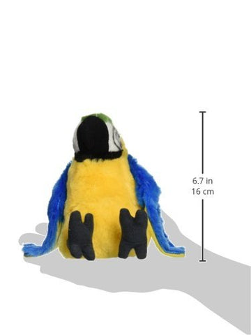 Wild Republic 12292 Macaw Parrot Plush, Stuffed Animal, Plush Toy, Gifts for Kids, 8", Cuddlekins