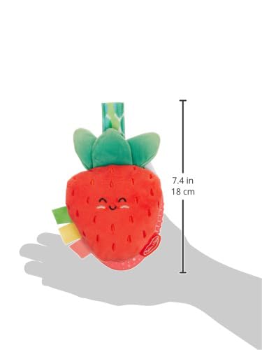Melissa & Doug Peek-a-Boo Berry Take-Along Toy with Teether, Clip-On Stroller Toy for Baby Ages 12m+
