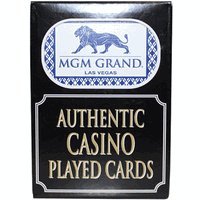 Bazic Stationery/Bangkit USA Corporation Genuine Casino Played Decks of Playing Cards (2 Decks)