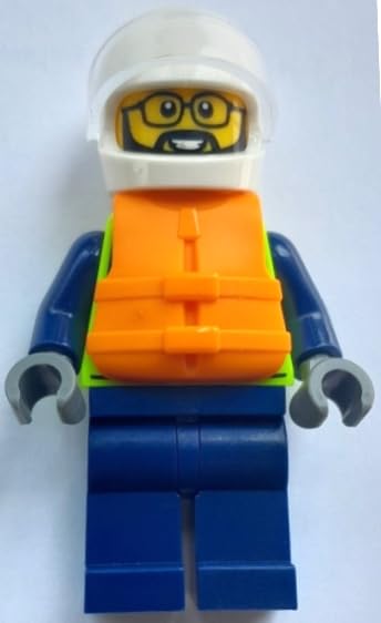 LEGO City: Police Officer Minifigure with Jet Ski - Ages 6+