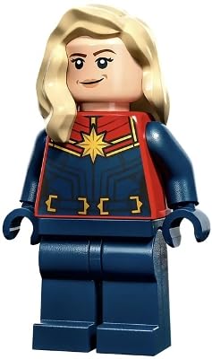 LEGO Superheroes: Captain Marvel (Carol Danvers) Minifigure with Power Blasts