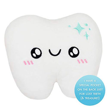 Squishable - Flat Tooth Fairy Pillow - 5 in - Soft Toy Collectible Stuffed Animal Plush