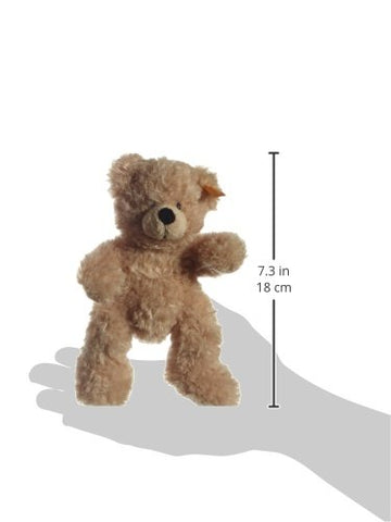 Steiff Plush Animal Toy Fynn Teddy Bear, 7" Beige