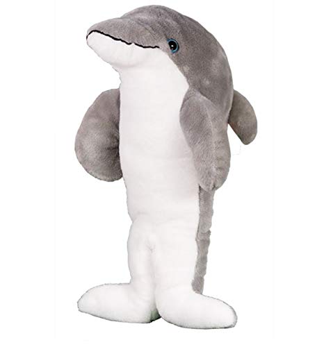 Stuffems Toy Shop Record Your Own Plush 16 inch Bubbles The Dolphin - Ready to Love in A Few Easy Steps