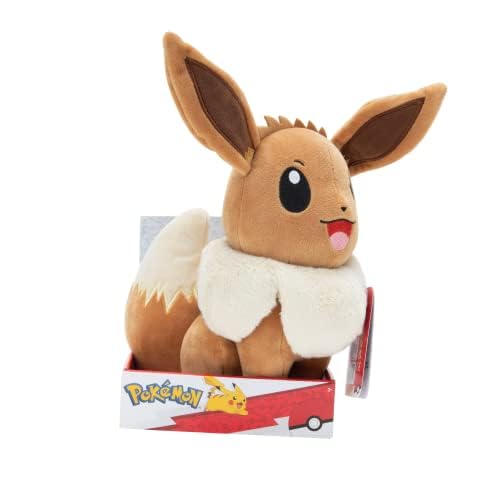 Pokémon PKW3105 - 30 cm Plush - Eeve, Official Pokémon Plush
