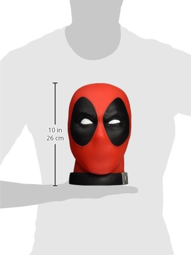 Monogram Marvel Heroes: Deadpool Head Bank Statue, 4"