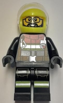 LEGO City: Firefighter Minifigure with Buggy and Fire - Ages 6+