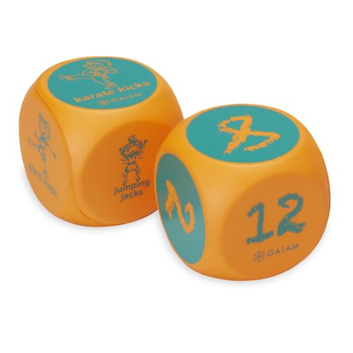 Gaiam Kids Activity Fitness Dice, Fun Classroom Game