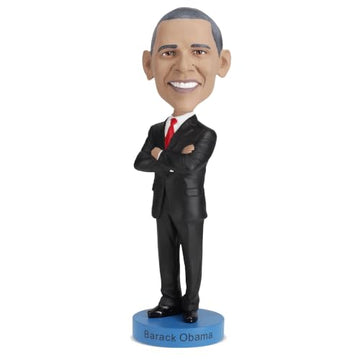 Royal Bobbles Barack Obama, 44th President of the United States - American History Anniversary Bobblehead - 8.5 Inches Tall - Collectible Bobblehead
