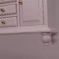 AirAds Dollhouse 1:12 Miniature Furniture Legs Bookcase Hutch Legs Unfinished Wood (Set 4pcs)