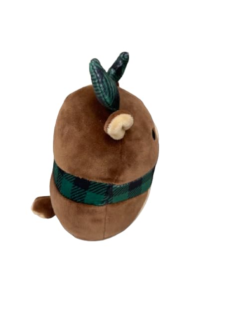 Squishmallows Official KellyToy Christmas 2023 - Choose 5-inch or 8-inch (Buford Moose, 5 Inch), (SQXM23)