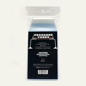 100 PSA Perfect Fit Sleeves Graded Card Sleeves for PSA Slabs | Collector-Grade 2mil Material