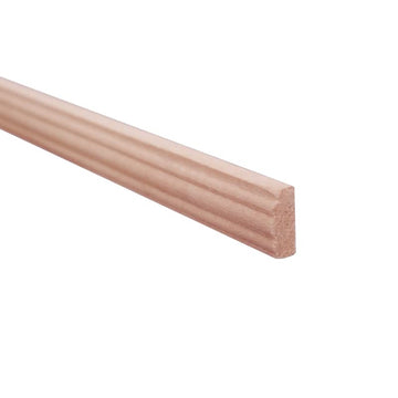 1/12 Scale Dollhouse Miniatures Window Door Wood Finishing Trim ; L 30cm, W 0.7cm *10 Pieces
