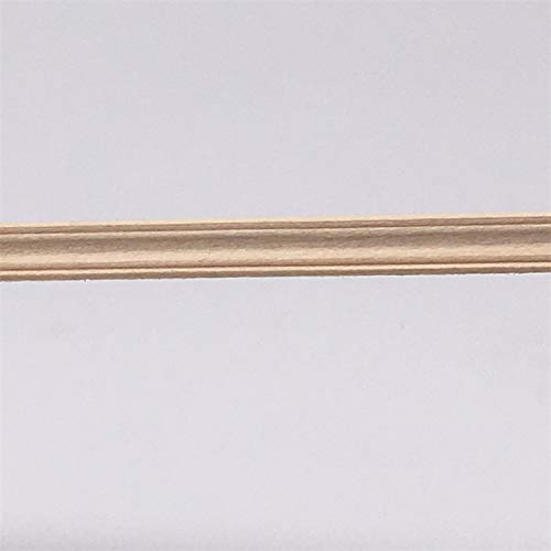 1/12 Dollhouse Miniature Origin Wood Finishing Corner Trims; L 30cm, W 0.5cm * 10 Pieces