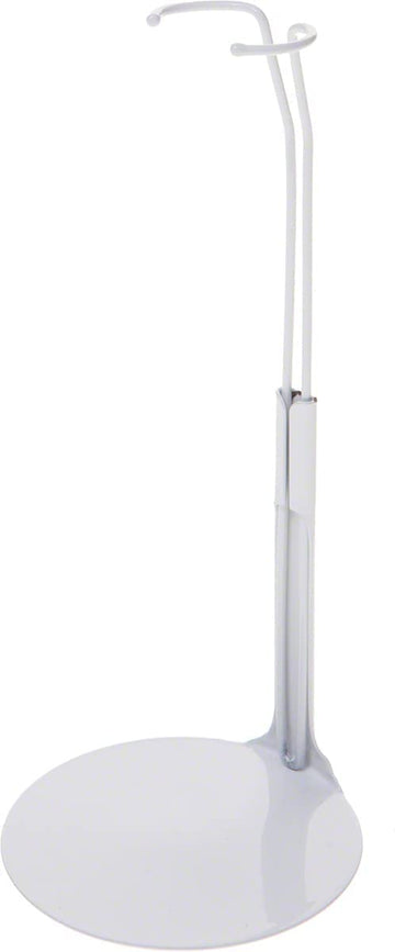 Kaiser Doll Stand 2201 - White Doll Stand for 11" to 12" small-waisted Fashion Dolls like Barbie