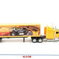 New-Ray 1:43 scale Kenworth W900 All White truck cab and trailer diecast toy