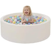 35.4"x 11.8" Foam Ball Pit,Ball Pits for Toddlers Babies-White
