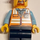 Lego City: Construction Worker Minifigure with Cement Mixer