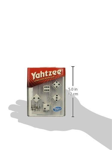 Hasbro Gaming Yahtzee Board Game, Fast-Playing Dice Game for Kids, Teens, and Adults, Strategy Games, Family Games for Kids, 2 or More Players, Ages 8