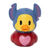 Just Play, Valentines Stitch Duck Bath Toy, 3 Inches