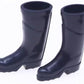 1Pair Black 1/12 Miniature Rubber Boots Dollhouse Garden Accessories Lightweight Dollhouse Decor