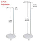 ZITA ELEMENT 2 Pcs Adjustable Doll Stand Support Base for 14-18 Inch Dolls - White