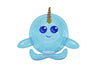SWIMLINE Inflatable Beach Ball - Playful Pool & Beach Accessory for Parties, BBQs, and Backyard Fun, Whimsical Design, Narwhal, 20"
