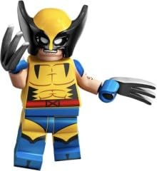 LEGO Marvel Series 2 Minifigure Combo: Wolverine Minifigure with Agatha Calendar Man Capes - Superheroes 71039