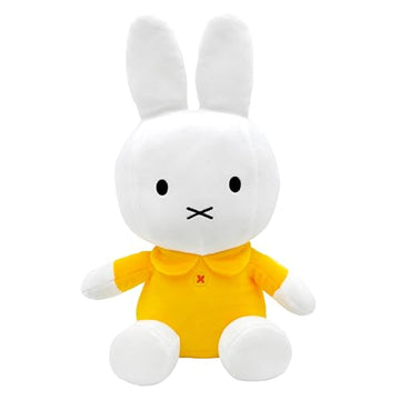 Kids Preferred Miffy Plush Toy, 8 Inch Sitting Dutch Bunny Plush from Dick Bruna, Soft Boa Rabbit Bunny Stuffed Animal Plushie Doll for Girls and Boys
