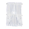 Melody Jane Dollhouse White Kitchen Curtains & Valance on Rail Miniature Window Accessory