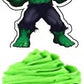 HUA Party Hulk Cake Topper, 48 Pcs, Superhero Birthday Party Supplies Decorations
