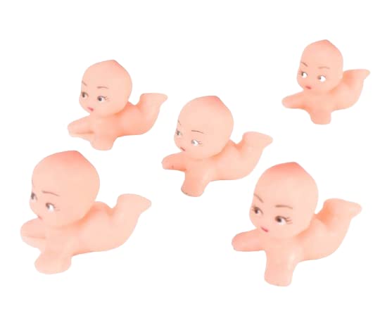 1.75 Inch Mini Kewpie Plastic Dolls 12 Pieces Baby Shower Favors Decoration