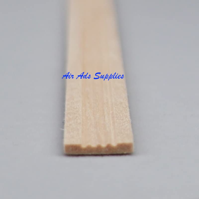 1:12 Scale Dollhouse Miniature Furniture Line Wood Finishing Trim Wood Molding L11.8; W0.5 /Lot 10 Pieces