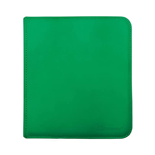 Ultra Pro E-15741 Ultra Pro-12 Pocket Zippered Pro Binder-Green, M